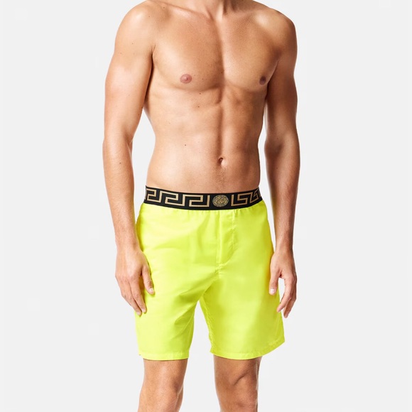 Versace Greca Border Board Shorts - Picture 8 of 8